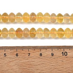 Natürliche gelbe Fluorit Perlen Stränge&nbsp;G-D103-B01-02