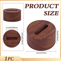 Espositori ad anello singolo in legno&nbsp;RDIS-WH0031-01A