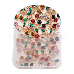 Legierung rhinestone-anhänger&nbsp;ALRI-TA0001-03G
