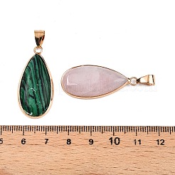 Pendentifs en pierre naturelle & synthétique mixte&nbsp;KK-N254-181G