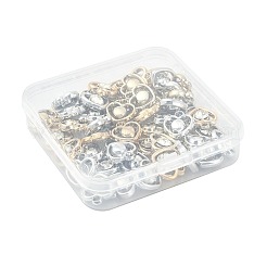 52 Stück 2 Farben UV-beschichtete Acryl-Charms&nbsp;PACR-FS0001-11