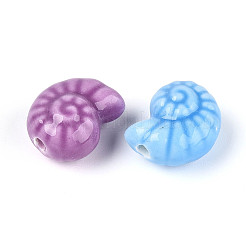 Perles de porcelaine émaillée&nbsp;PORC-I028-02A-01