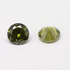 Cabochons en zircone cubique&nbsp;ZIRC-M002-6mm-006