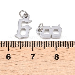 10 pz ciondoli in acciaio inossidabile 304&nbsp;STAS-B129-01P