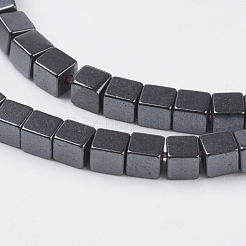 Chapelets de perles en hématite synthétique sans magnétiques&nbsp;X-G-H1077-1