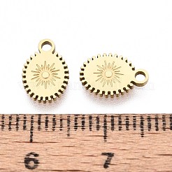 Ionenplattierung (IP) 304 Edelstahl-Anhänger&nbsp;STAS-H100-42G