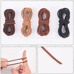 Cordon en cuir de vache givré à faire soi-même de 5 m&nbsp;OCOR-GF0004-97B-03