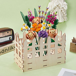 Holzvasenbausätze für Blumensträuße&nbsp;DIY-WH0010-90