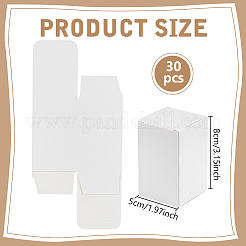 Boîtes d'emballage en papier kraft pour cadeaux d'huiles essentielles&nbsp;CON-WH0107-59B-03
