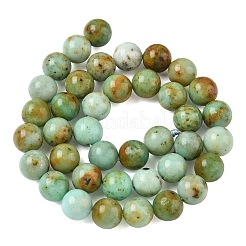 Natürliche afrikanische türkis (jasper) perlen stränge&nbsp;GG-CBA6BAC-A01-10mm