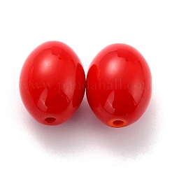 Perlas de vidrio opaco ovalado&nbsp;GLAA-C013-04B