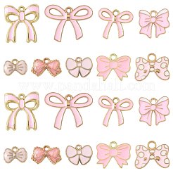 36pcs 9 styles de pendentifs en émail en alliage&nbsp;ENAM-FS0003-43