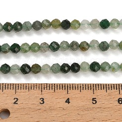 Natürliche grüne Erdbeere Quarzperlen Stränge&nbsp;GG-CBA753B-A03-4mm
