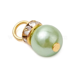 Imitazione perla charms acriliche&nbsp;PALLOY-JF03324-01