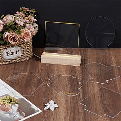 25 panneau acrylique transparent&nbsp;DIY-OC0015-84