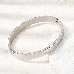 Brazaletes articulados con textura de tartán y acero inoxidable 304 para mujer.&nbsp;SA-CBAC920-10P