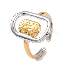 Anelli aperti con polsino in acciaio inossidabile 304&nbsp;RJEW-P181-02A-A