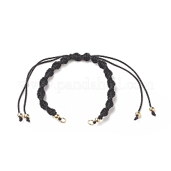 2 pièces 2 bracelets tressés en cordon de polyester de style&nbsp;AJEW-JB01144-01