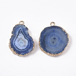 Natur druzy Achatanhänger&nbsp;G-N325-04B