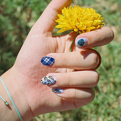 Plantillas de arte de uñas diy de acero inoxidable&nbsp;MRMJ-WH0092-005