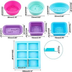 Formensets aus lebensmittelechtem Silikon&nbsp;DIY-WH0181-13