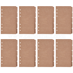 5 x Trennblätter aus Kraftpapier.&nbsp;AJEW-CP0011-76A