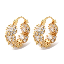 Orecchini a cerchio in ottone&nbsp;EJEW-S249-03G
