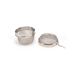 Colador de té de acero inoxidable 304&nbsp;AJEW-WH0244-40B