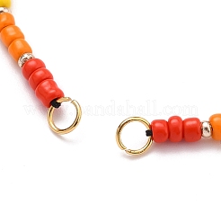 Fabrication de bracelet en fil de nylon tressé réglable&nbsp;AJEW-JB00845-05
