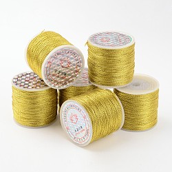メタリック糸  刺しゅう糸  ゴールドカラー  1mm/連  約0.8ヤード（109.36m）/ロール