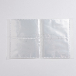 Mini-Fotoalben aus Kunststoff, DIY transparentes Fotoalbum Scrapbooking, 72 Foto, Transparent, 170x280x6 mm, Foto Innengröße: 78x105xmm