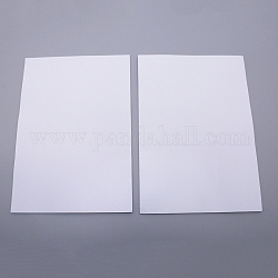 Schwamm eva blatt schaum papiersätze, mit doppeltem Kleberücken, Anti-Rutsch, Rechteck, weiß, 30x21x0.1 cm