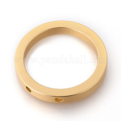 Экологичные алюминиевые подвески, подвески для лазерной резки, кольцо, золотые, 50.5x7 мм, отверстие : 4 мм