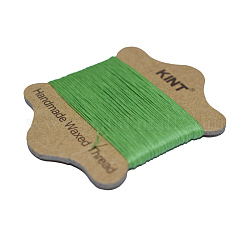 ワックスナイロンコード  芝生の緑  0.45mm  約21.87ヤード（20m）/カード