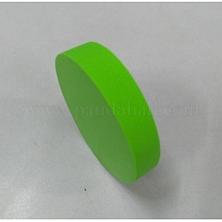 Резиновые штампы, плоско-круглые, желто-зеленые, 10 мм, 50 мм