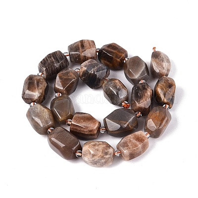Natürliche sunstone Perlen Stränge&nbsp;G-N362-07A-05-1