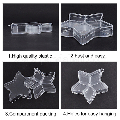 Digital Mula implícito Tienda Caja contenedora organizadora de plástico ph pandahall star para la  Fabricación de Joyas - PandaHall Selected