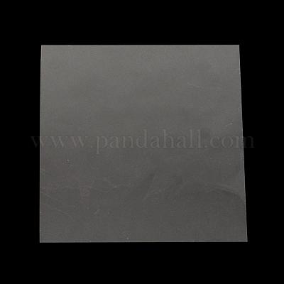 Rectangle feuilles opp en plastique pour l'artisanat de l'émail&nbsp;OPC-R012-218-1