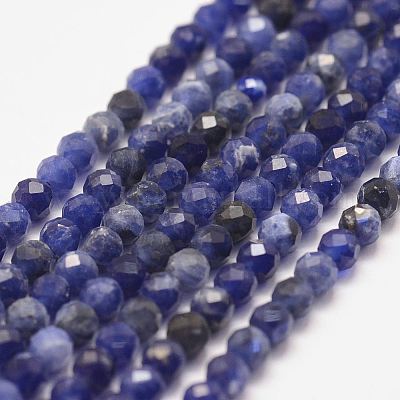 Natur Sodalith Perle Stränge&nbsp;X-G-P279-58-3mm-1