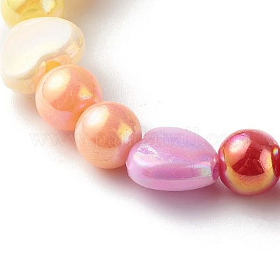 Wholesale Opaque Acrylic Beads Stretch Bracelet Sets for Kids 