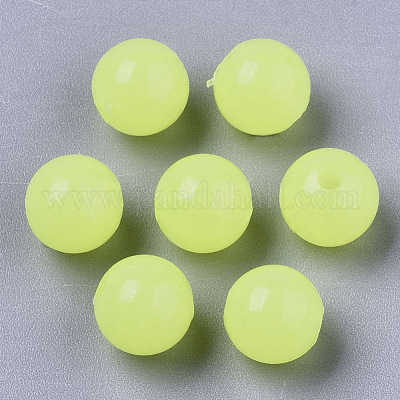 Perle acriliche luminose&nbsp;MACR-N008-25F-6MM-1
