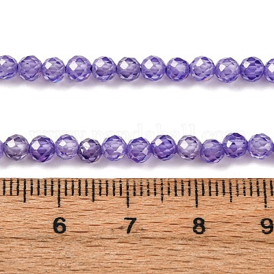 Zirkonia Perlen Stränge&nbsp;G-G792-47-02C-1