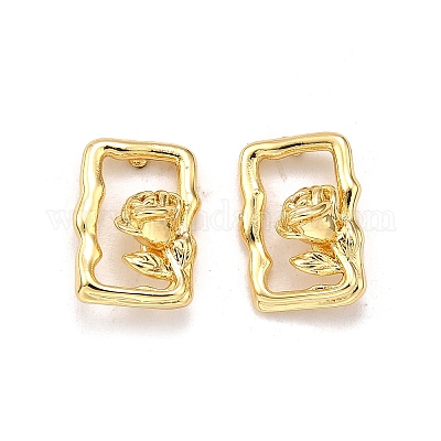 Orecchini in ottone&nbsp;EJEW-G432-01G-1