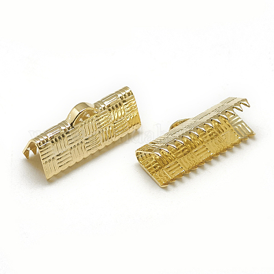 Messingband-Crimpenden&nbsp;KK-T032-150G-1