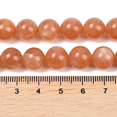 Natürliche sunstone Perlen Stränge&nbsp;G-G342-A04-10.5mm-1