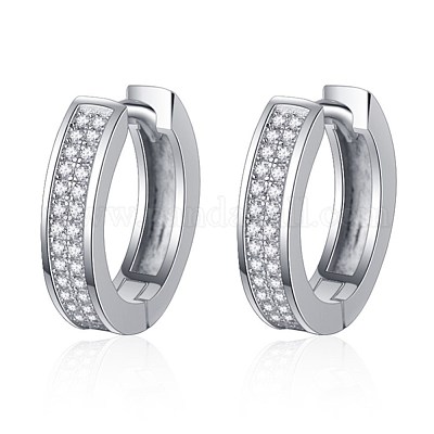 Orecchini A Cerchio Piccoli QIKAOLA In Argento 925 – Ipoallergenici, Con CZ Colorate, Regalo