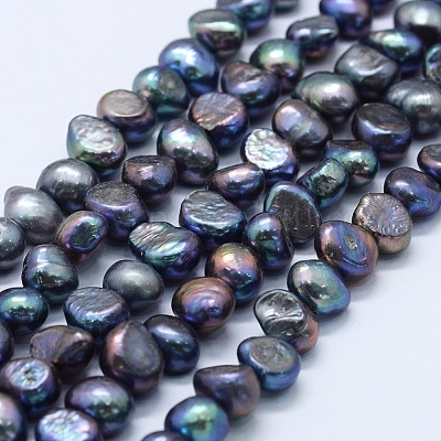 Wholesale Dyed Natural Cultured Freshwater Pearl Beads Strands 