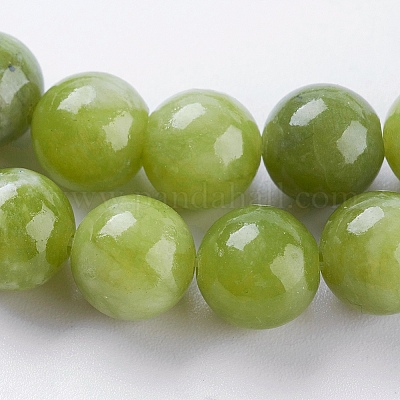 Natural Peridot Gemstone - 8mm Round Cut - 2.20 Carats Total - Loupe Clean From India - View #3