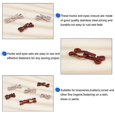 Sewing Hooks Eyes Closure, Sewing Hook Clasps Sewing