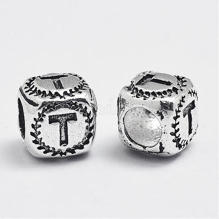 Thai Sterling Silver Beads STER-P009-S-T-1